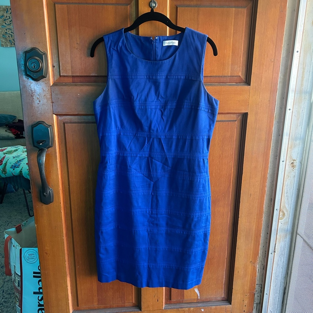 Calvin Klein Royal Blue Mini Dress